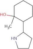 1-Methyl-2-(pyrrolidin-2-yl)cyclohexan-1-ol