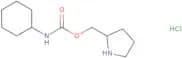 Pyrrolidin-2-ylmethyl N-cyclohexylcarbamate hydrochloride