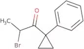 2-Bromo-1-(1-phenylcyclopropyl)propan-1-one