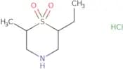 2-ethyl-6-methyl-1,4-thiazinane 1,1-dioxide hydrochloride