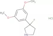 3-(3,5-Dimethoxyphenyl)-3-fluoropyrrolidine hydrochloride