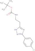 tert-Butyl N-{2-[5-(4-chlorophenyl)-4H-1,2,4-triazol-3-yl]ethyl}carbamate