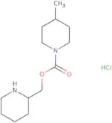 Piperidin-2-ylmethyl 4-methylpiperidine-1-carboxylate hydrochloride