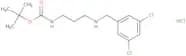 tert-Butyl N-(3-{[(3,5-dichlorophenyl)methyl]amino}propyl)carbamate hydrochloride