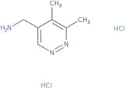 (5,6-Dimethylpyridazin-4-yl)methanamine dihydrochloride