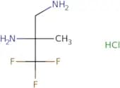 3,3,3-Trifluoro-2-methylpropane-1,2-diamine hydrochloride