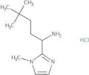 4,4-Dimethyl-1-(1-methyl-1H-imidazol-2-yl)pentan-1-amine hydrochloride
