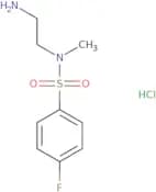 N-(2-Aminoethyl)-4-fluoro-N-methylbenzene-1-sulfonamide hydrochloride