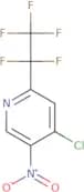 4-Chloro-5-nitro-2-(pentafluoroethyl)pyridine