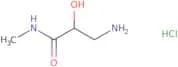 3-Amino-2-hydroxy-N-methylpropanamide hydrochloride