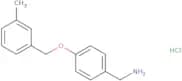{4-[(3-Methylphenyl)methoxy]phenyl}methanamine hydrochloride
