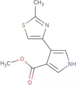 Methyl 4-(2-methyl-1,3-thiazol-4-yl)-1H-pyrrole-3-carboxylate