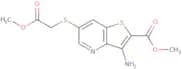 Methyl 3-amino-6-[(2-methoxy-2-oxoethyl)sulfanyl]thieno[3,2-b]pyridine-2-carboxylate