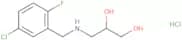 3-{[(5-Chloro-2-fluorophenyl)methyl]amino}propane-1,2-diol hydrochloride