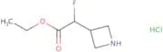 Ethyl 2-(azetidin-3-yl)-2-fluoroacetate hydrochloride