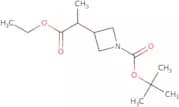 tert-Butyl 3-(1-ethoxy-1-oxopropan-2-yl)azetidine-1-carboxylate