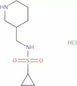 N-(Piperidin-3-ylmethyl)cyclopropanesulfonamide hydrochloride