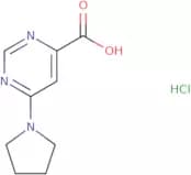 6-(Pyrrolidin-1-yl)pyrimidine-4-carboxylic acid hydrochloride