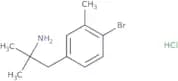 1-(4-Bromo-3-methylphenyl)-2-methylpropan-2-amine hydrochloride