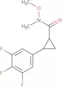 N-Methoxy-N-methyl-2-(3,4,5-trifluorophenyl)cyclopropane-1-carboxamide