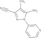 5-Amino-4-methyl-1-(pyridin-3-yl)-1H-pyrazole-3-carbonitrile
