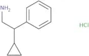 2-Cyclopropyl-2-phenylethan-1-amine hydrochloride