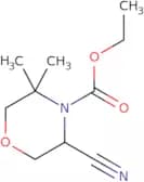 Ethyl 5-cyano-3,3-dimethylmorpholine-4-carboxylate