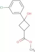 Methyl 3-(3-chlorophenyl)-3-hydroxycyclobutane-1-carboxylate