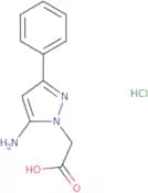 2-(5-Amino-3-phenyl-1H-pyrazol-1-yl)acetic acid hydrochloride