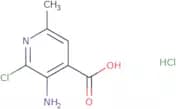 3-Amino-2-chloro-6-methylpyridine-4-carboxylic acid hydrochloride