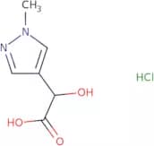 2-Hydroxy-2-(1-methyl-1H-pyrazol-4-yl)acetic acid hydrochloride