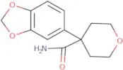 4-(1,3-Dioxaindan-5-yl)oxane-4-carboxamide