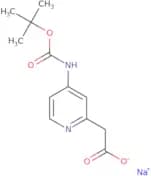 Sodium 2-(4-{[(tert-butoxy)carbonyl]amino}pyridin-2-yl)acetate