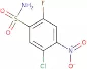 5-Chloro-2-fluoro-4-nitrobenzene-1-sulfonamide