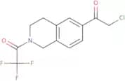1-[6-(2-Chloroacetyl)-1,2,3,4-tetrahydroisoquinolin-2-yl]-2,2,2-trifluoroethan-1-one