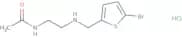N-(2-{[(5-Bromothiophen-2-yl)methyl]amino}ethyl)acetamide hydrochloride
