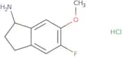 5-Fluoro-6-methoxy-2,3-dihydro-1H-inden-1-amine hydrochloride