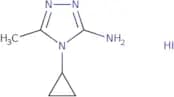 4-Cyclopropyl-5-methyl-4H-1,2,4-triazol-3-amine hydroiodide