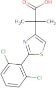 2-[2-(2,6-Dichlorophenyl)-1,3-thiazol-4-yl]-2-methylpropanoic acid