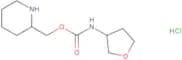 Piperidin-2-ylmethyl N-(oxolan-3-yl)carbamate hydrochloride