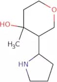 4-Methyl-3-(pyrrolidin-2-yl)oxan-4-ol