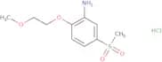 5-Methanesulfonyl-2-(2-methoxyethoxy)aniline hydrochloride