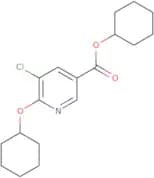 Cyclohexyl 5-chloro-6-(cyclohexyloxy)pyridine-3-carboxylate