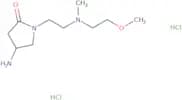 4-Amino-1-{2-[(2-methoxyethyl)(methyl)amino]ethyl}pyrrolidin-2-one dihydrochloride