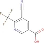 5-Cyano-6-(trifluoromethyl)pyridine-3-carboxylic acid
