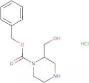 Benzyl 2-(hydroxymethyl)piperazine-1-carboxylate hydrochloride