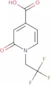 2-Oxo-1-(2,2,2-trifluoroethyl)-1,2-dihydropyridine-4-carboxylic acid