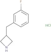 3-[(3-Fluorophenyl)methyl]azetidine hydrochloride