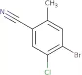 4-Bromo-5-chloro-2-methylbenzonitrile