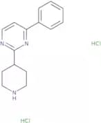 4-Phenyl-2-(piperidin-4-yl)pyrimidine dihydrochloride